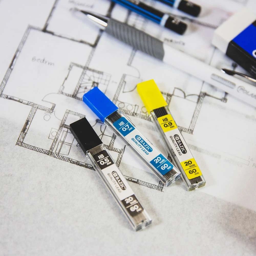 Mechanical Pencil Lead 0.5mm 20 Ct. (8/Pack)